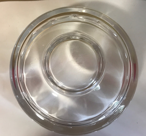 Vintage Art Crystal by Orrefors Thick Crystal Brilliance Made in Sweden Signed 8 1/2 x 3 1/3”