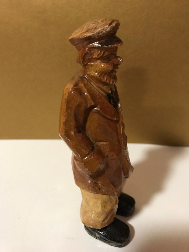 Syroco Wood 1940s Rare Captain of The Sea Ships Captain Yacht Captain Old World Figurine Collectable