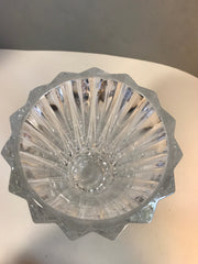 Large Heavy Crystal Vase