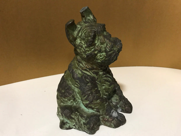 Vintage 1937 McClelland Barclays Scottish Terrier Dog Sculpture
