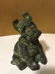 Vintage 1937 McClelland Barclays Scottish Terrier Dog Sculpture