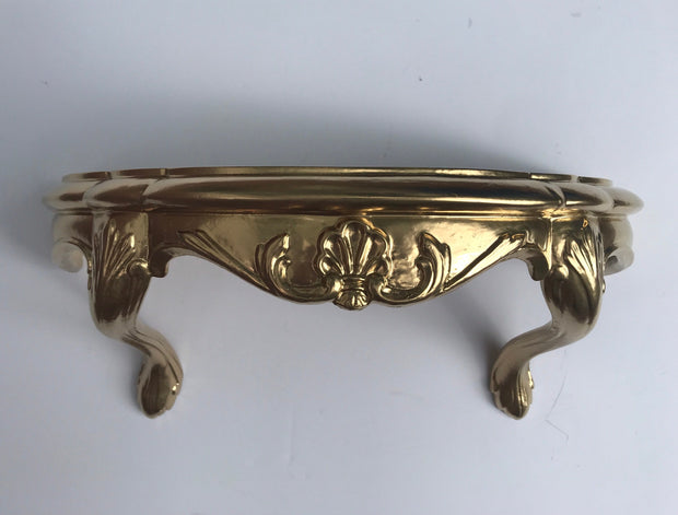 Ornate  Wall Shelf Table Gold Wall Hanging by Burwood Prod.Co Vintage