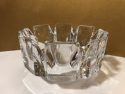 Vintage Orrefors “Corona” Thick Crystal Brilliance Made in Sweden by Lars Hellsten Artist Signed 7 1/4&quot;x 4 3/4&quot; Like New