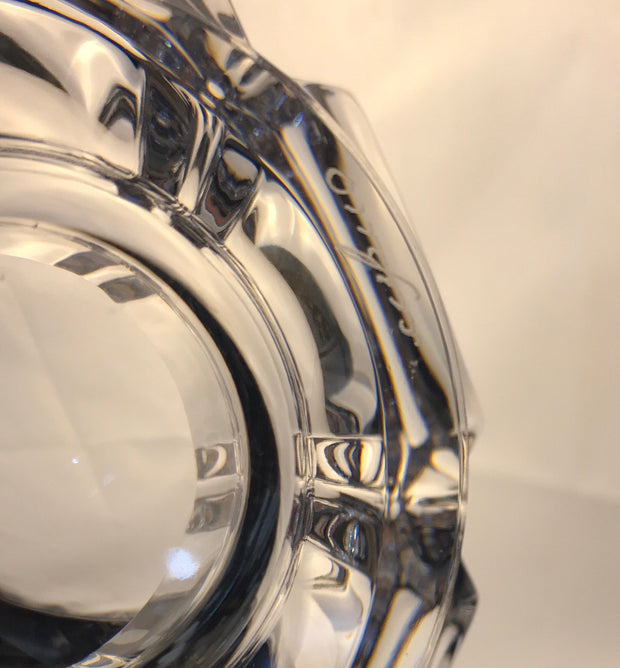 Vintage Orrefors “Corona” Crystal Small Brilliance Made in Sweden Artist Signed 4 1/4 x 3 1/8”Like New