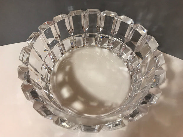 Vintage Art Crystal by Orrefors Thick Crystal Brilliance Made in Sweden Signed 7 3/4&quot;x 3&quot;