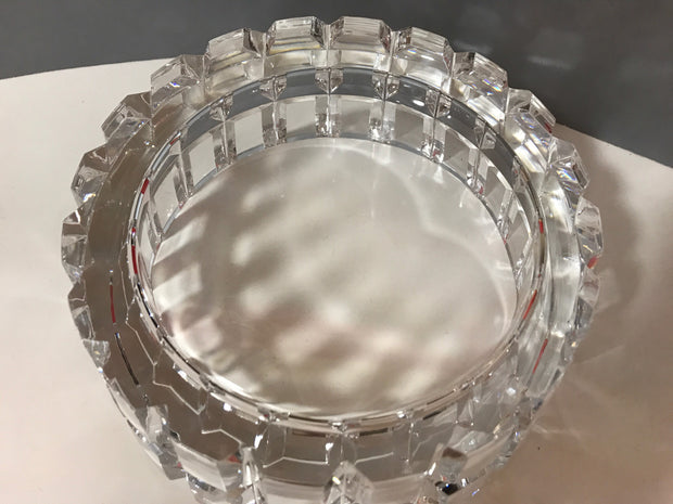 Vintage Art Crystal by Orrefors Thick Crystal Brilliance Made in Sweden Signed 7 3/4&quot;x 3&quot;