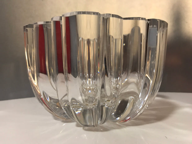 Kosta Boda Crystal “Olivia” Line Bowl by Anna Ehrner Vintage