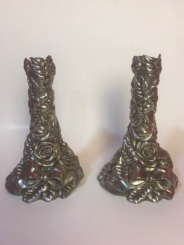 Roses Heavy Metal CandleSticks