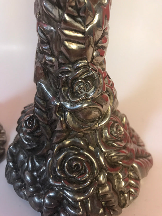 Roses Heavy Metal CandleSticks