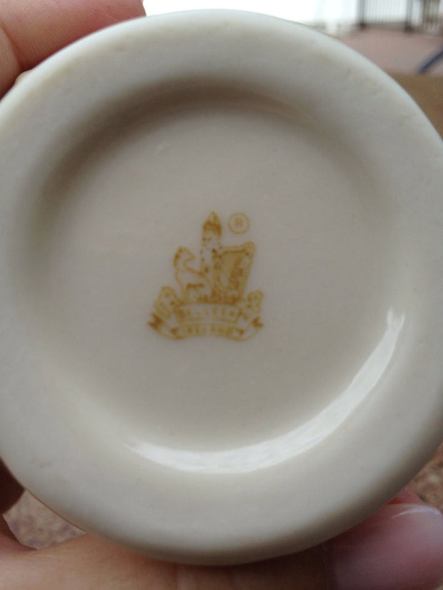 BELLEEK 7th Mark Vase Pottery Ireland Collectable Vase Green Nile