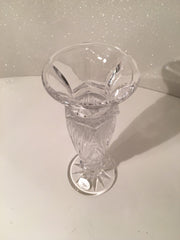 Vintage Gorham Crystal  Bud Vase Flower Centerpiece West Germany Small Bouquet