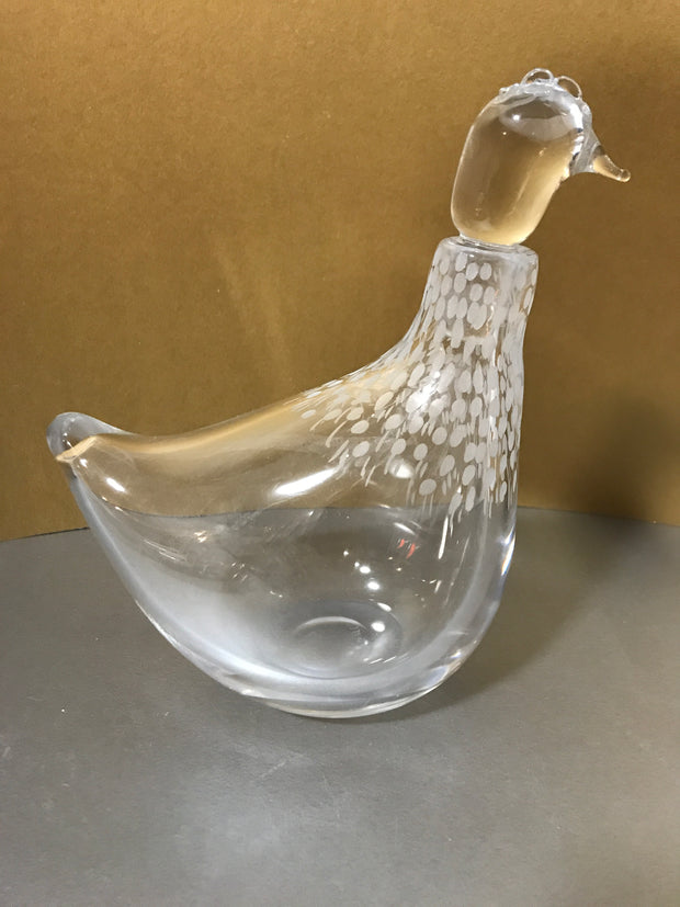 Kosta Vicke Lindstrand Bird Decanter 1950s Vintage
