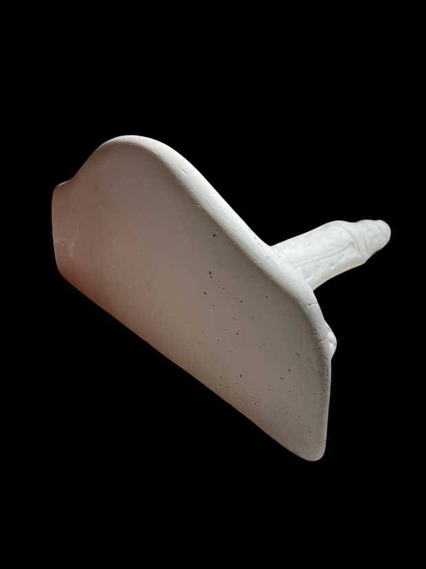 Elegant shabby chic wall scones/shelf in plaster vintage