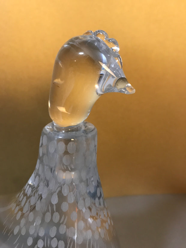 Kosta Vicke Lindstrand Bird Decanter 1950s Vintage
