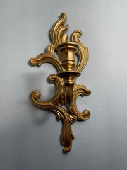 Vintage Wall Sconces Candleholders by T.M.C 2pc Set