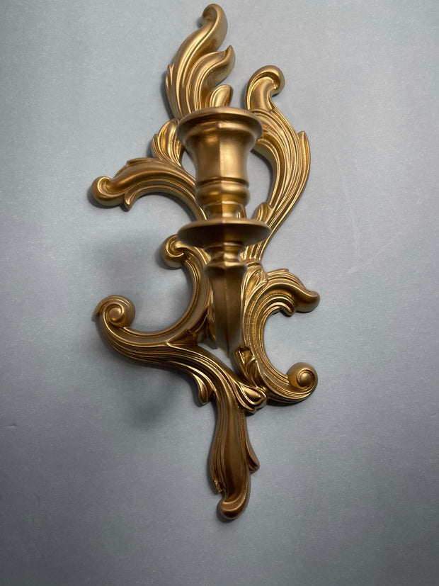 Vintage Wall Sconces Candleholders by T.M.C 2pc Set